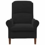 Armchair Black Velvet