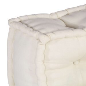 Modular Sofa Unit 3 pcs Cream Fabric