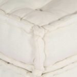 Modular Sofa Unit 2 pcs Cream 140 x 70 x 36 cm Fabric
