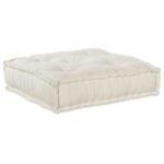 Modular Sofa Unit 2 pcs Cream 140 x 70 x 36 cm Fabric
