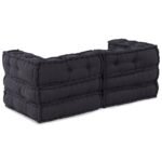 Modular Sofa Unit 2 pcs Anthracite 140 x 70 x 56 cm Fabric