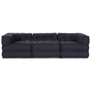 Modular Sofa Unit 3 pcs Anthracite Fabric