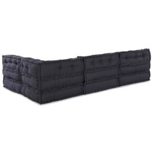 Modular Sofa Unit 4 pcs Anthracite Fabric