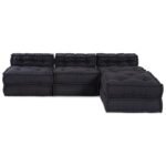 Modular Sofa Unit 4 pcs Anthracite Fabric