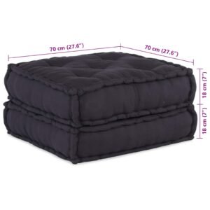 Modular Sofa Unit 4 pcs Anthracite Fabric