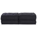 Modular Sofa Unit 2 pcs Anthracite 140 x 70 x 36 cm Fabric