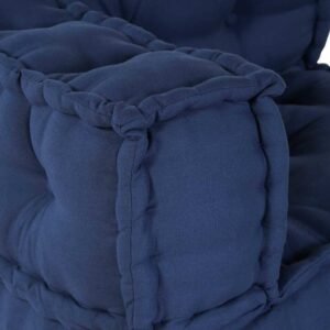 Modular Sofa Unit 2 pcs Indigo 140 x 70 x 56 cm Fabric