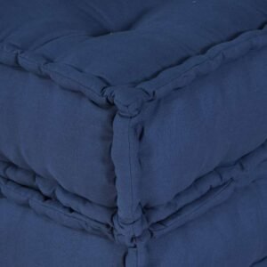Modular Sofa Unit 2 pcs Indigo 140 x 70 x 56 cm Fabric