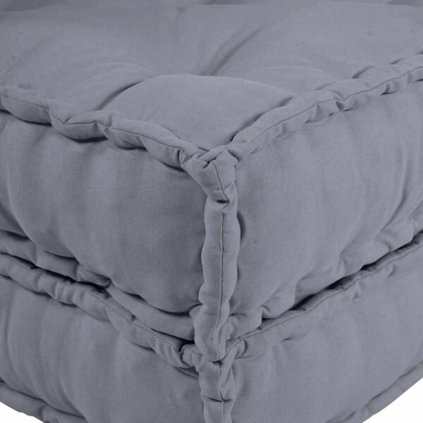 Modular Sofa Unit 2 pcs Grey 140 x 70 x 36 cm Fabric