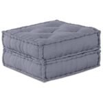 Modular Sofa Unit 2 pcs Grey 140 x 70 x 36 cm Fabric