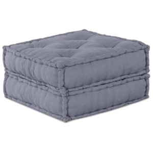 Modular Sofa Unit 2 pcs Grey 140 x 70 x 36 cm Fabric