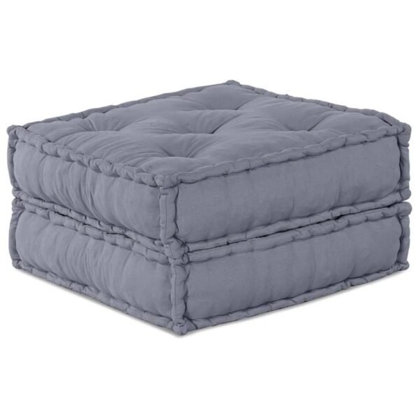 Modular Sofa Unit 2 pcs Grey 140 x 70 x 36 cm Fabric