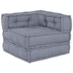 Modular Sofa Unit Grey 70 x 70 x 56 cm Fabric