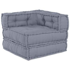 Modular Sofa Unit Grey 70 x 70 x 56 cm Fabric