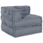 Modular Sofa Unit Grey 70 x 70 x 56 cm Fabric