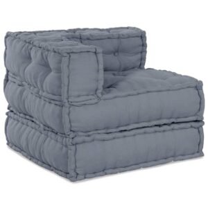 Modular Sofa Unit Grey 70 x 70 x 56 cm Fabric