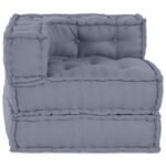 Modular Sofa Unit Grey 70 x 70 x 56 cm Fabric