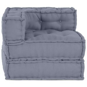 Modular Sofa Unit Grey 70 x 70 x 56 cm Fabric