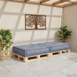 Modular Sofa Unit Grey 70 x 70 x 36 cm Fabric