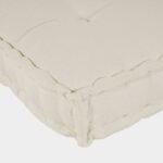 Pallet Sofa Cushion 2 pcs Cream 120 x 80 x 38 cm Fabric