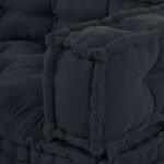 Pallet Sofa Cushion 3 pcs Anthracite 120 x 80 x 38 cm Fabric