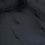 Pallet Sofa Cushion 3 pcs Anthracite 120 x 80 x 38 cm Fabric