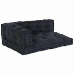 Pallet Sofa Cushion 3 pcs Anthracite 120 x 80 x 38 cm Fabric