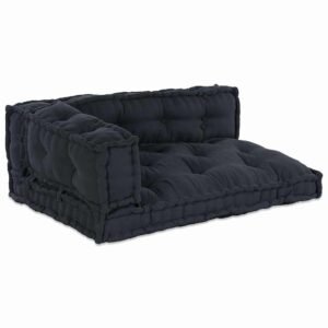 Pallet Sofa Cushion 3 pcs Anthracite 120 x 80 x 38 cm Fabric