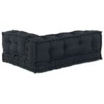 Pallet Sofa Cushion 3 pcs Anthracite 120 x 80 x 38 cm Fabric