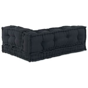 Pallet Sofa Cushion 3 pcs Anthracite 120 x 80 x 38 cm Fabric