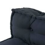 Pallet Sofa Cushion 2 pcs Anthracite 120 x 80 x 38 cm Fabric