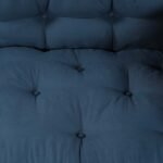 Pallet Sofa Cushion 3 pcs Indigo 120 x 80 x 38 cm Fabric