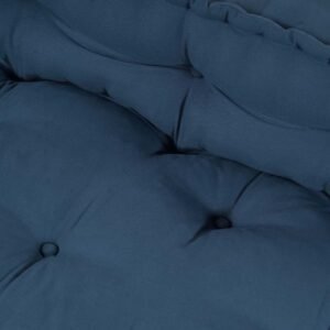 Pallet Sofa Cushion 2 pcs Indigo 120 x 80 x 38 cm Fabric