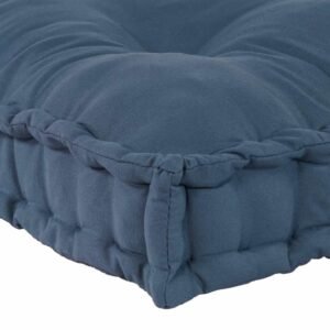 Pallet Sofa Cushion Indigo 120 x 80 x 12 cm Fabric