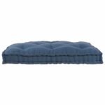 Pallet Sofa Cushion Indigo 120 x 80 x 12 cm Fabric