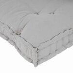 Pallet Sofa Cushion 3 pcs Grey 120 x 80 x 38 cm Fabric