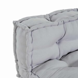 Pallet Sofa Cushion 2 pcs Grey 120 x 80 x 38 cm Fabric