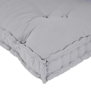 Pallet Sofa Cushion 2 pcs Grey 120 x 80 x 38 cm Fabric