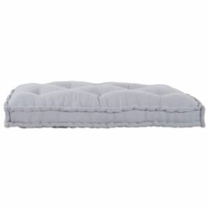 Pallet Sofa Cushion Grey 120 x 80 x 12 cm Fabric