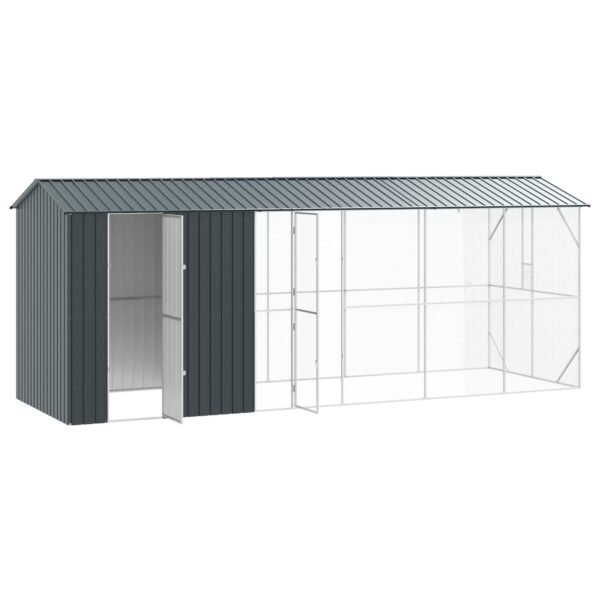 Bird Cage Anthracite 645 x 208 x 247 cm Galvanised Steel
