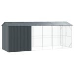 Bird Cage Anthracite 645 x 208 x 247 cm Galvanised Steel