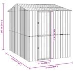 Bird Cage Anthracite 215 x 310 x 247 cm Galvanised Steel