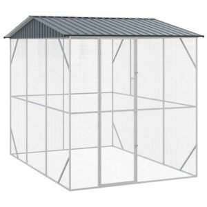 Bird Cage Anthracite 227 x 310 x 247 cm Galvanised Steel