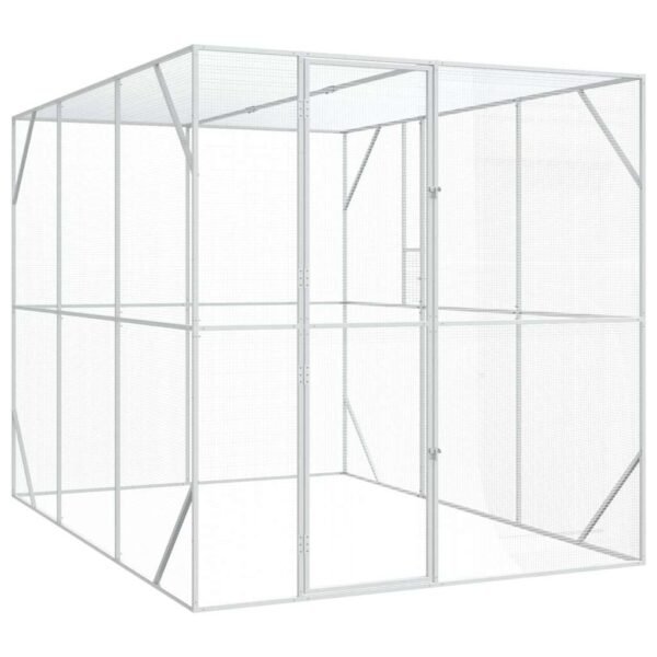 Bird Cage Anthracite 210 x 304 x 213 cm Galvanised Steel