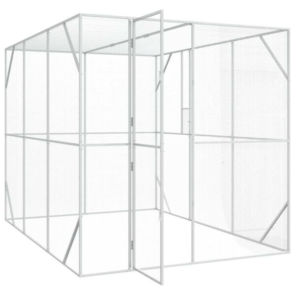 Bird Cage Anthracite 210 x 304 x 213 cm Galvanised Steel