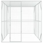 Bird Cage Anthracite 210 x 304 x 213 cm Galvanised Steel
