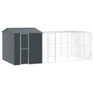 Bird Cage Anthracite 635 x 304 x 247 cm Galvanised Steel