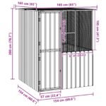 Bird Cage Anthracite 165 x 165 x 200 cm Galvanised Steel