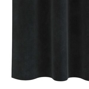 Blackout Curtains 2 pcs Black 140 x 225 cm Velvet