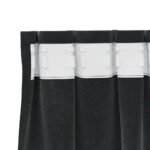 Blackout Curtains 2 pcs Black 140 x 245 cm Velvet